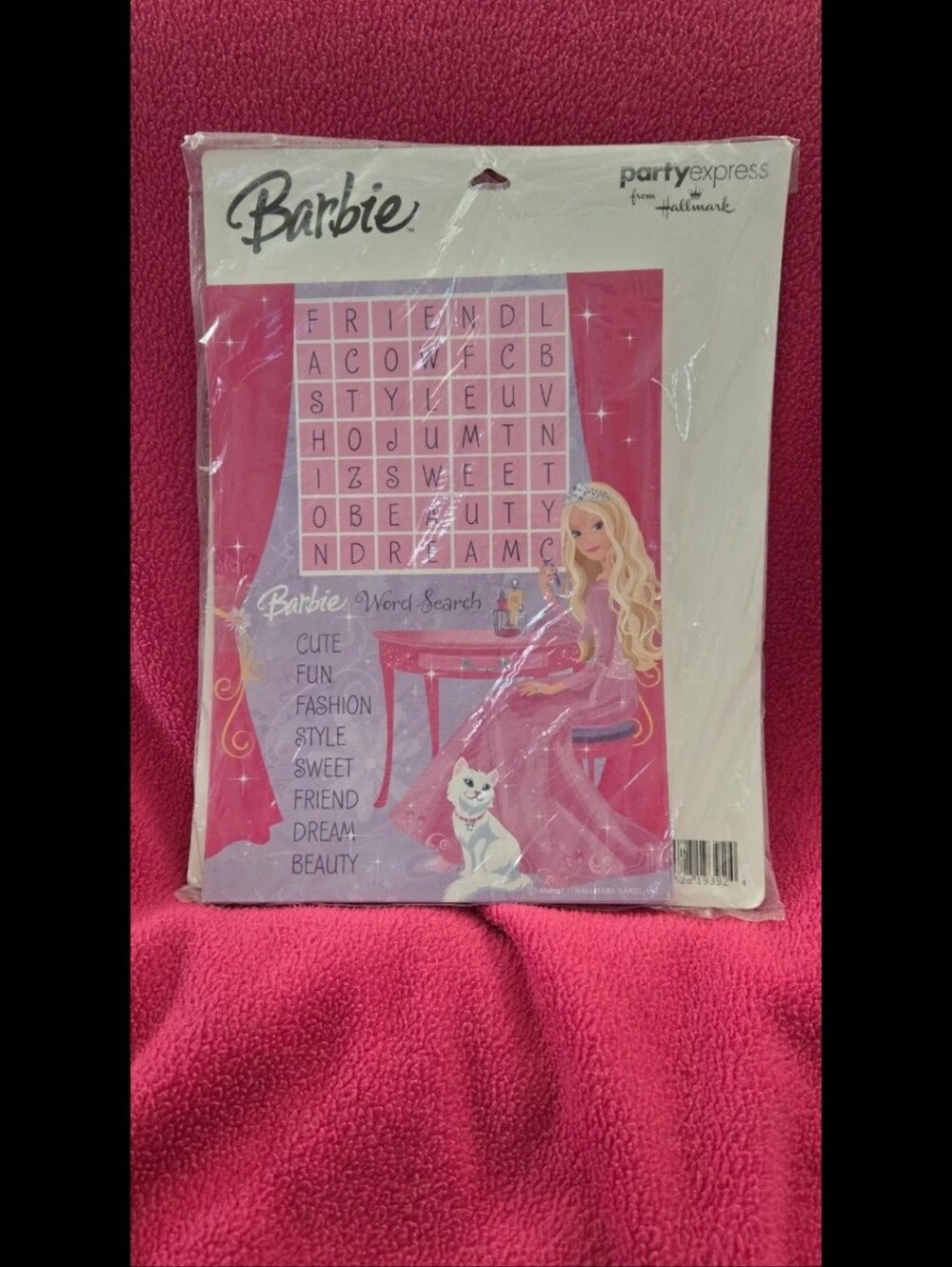 Party Express Hallmark Barbie 24 Game Sheets